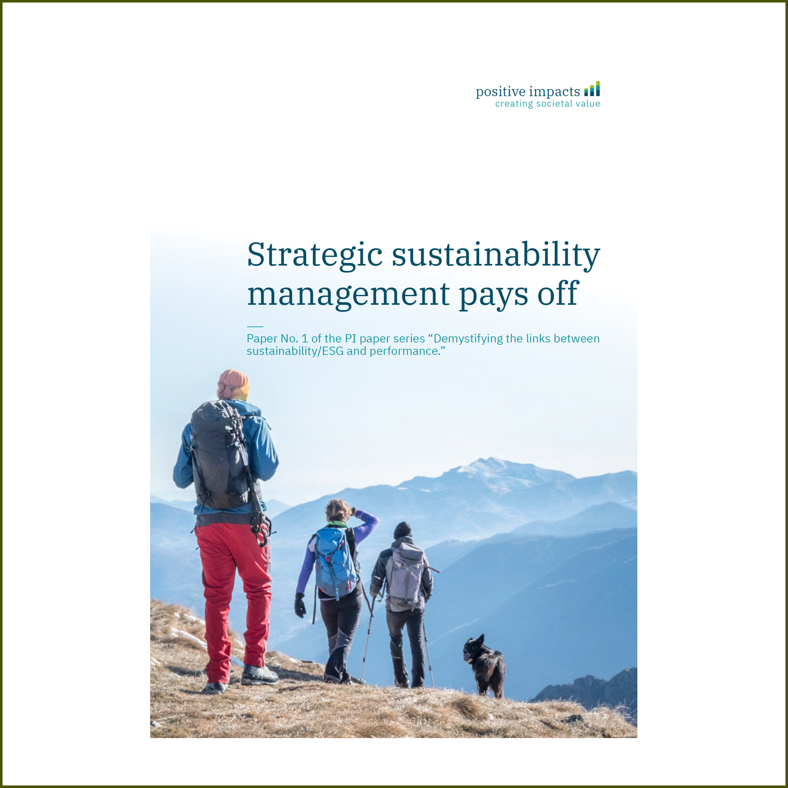 Strategic sustainability management pay off