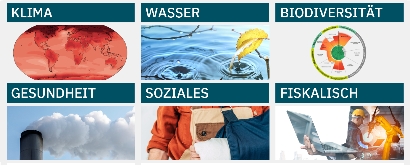 Topics covered by PI's Impact Accounting Framework